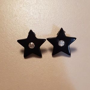 Black Star earrings